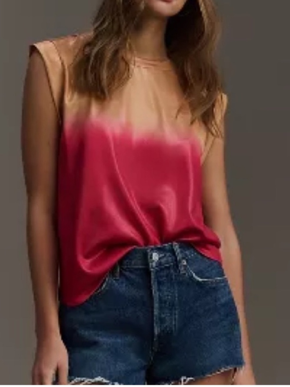 Anthropologie Porridge Women’s Ombre Muscle Tee Size Medium